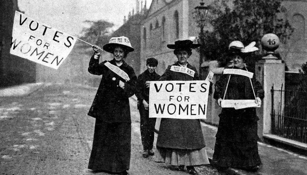 Mulheres do Movimento Sufragista  da Inglaterra