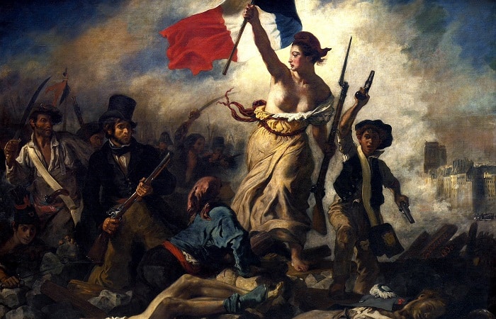 o que mais cai em História no Enem - pintura da Revolução Francesa
