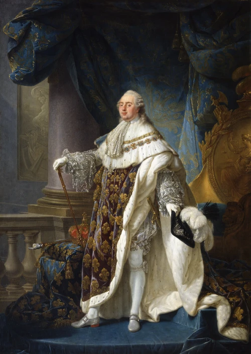 Pintura do rei Luís XVI (1789). Créditos: Domínio Público/Joconde Database.